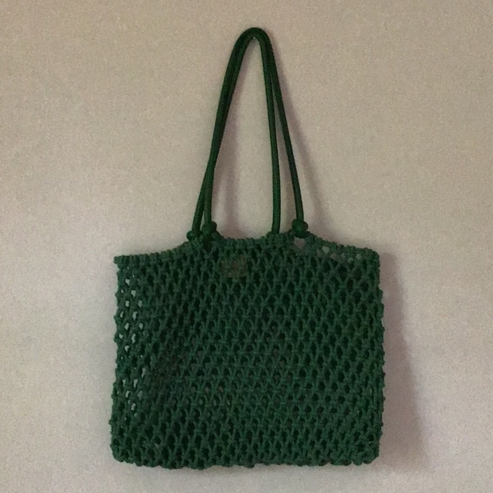 Clare V Sandy bag in green worn twice